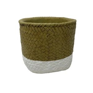 Hand Crafted Pottery Basket Clay.